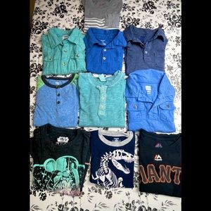Bundle of size 4 and 5 shirts .Carter’s, Old Navy
